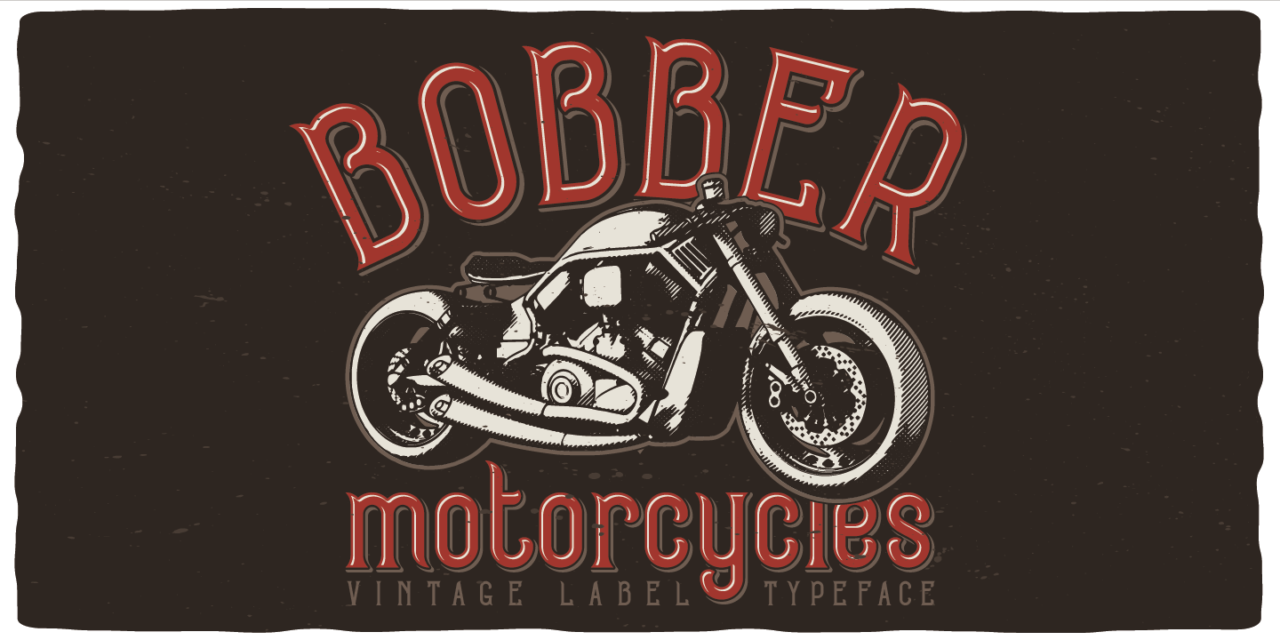 Czcionka Bobber Motorcycles